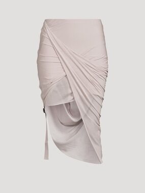Helmut Lang Wind Asymmetrical Skirt Viscose